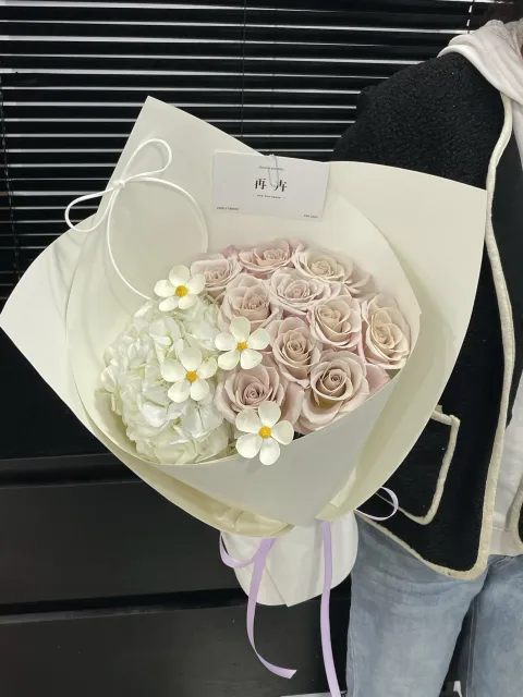 【粉白双子】