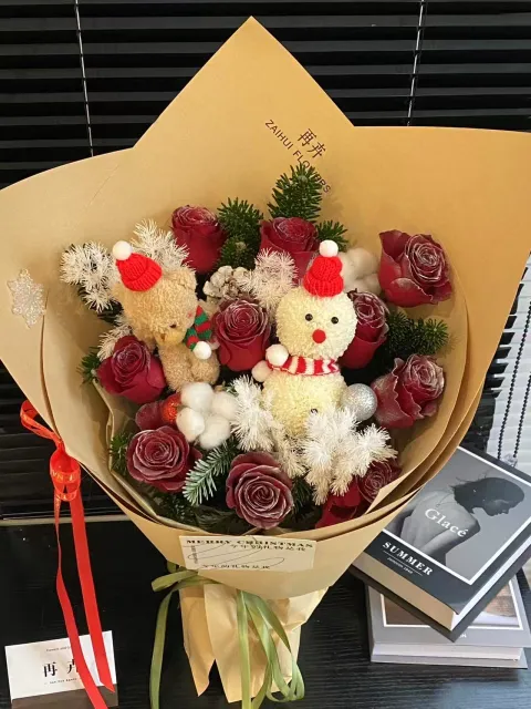 【雪人与红玫瑰】